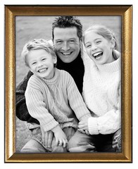 MCS 11×14 Solid Wood Gold Leaf Frame (Same Shipping Any Qty)