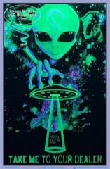 Take Me To Your Dealer Blacklight Poster 23 x 35