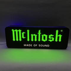 Light-Up USB LED Lamp Neon Sign 9 Inch McIntosh 3D Printed Light Box Audio Theme
