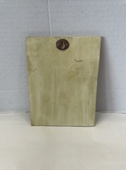 WALL ART PLAQUE 3D TEXTURED PALM TREE WITH BASKET WEAVE STYLE BORDER 7 X 5