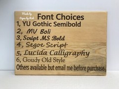5 1/2″ x 8” custom made Cedar wood sign using «TEXT OF YOUR CHOICE» Great gift.