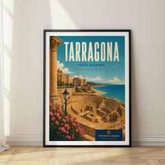 Tarragona Travel Poster Print, Wall Decor