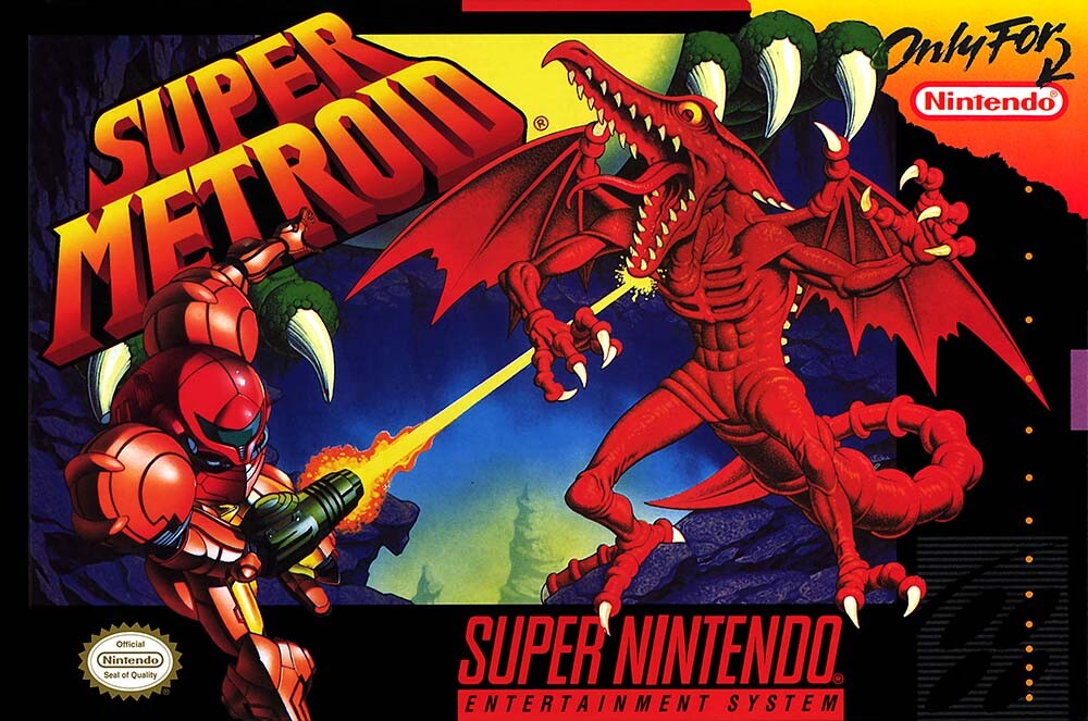 Super Metroid Super Nintendo SNES BOX ART Premium POSTER MADE IN USA – SNE170