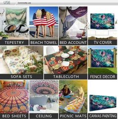 Extra Large Landscape Tapestry Forest Wall Hanging Art Nature Background Wall