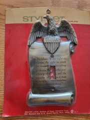 Stylset Wallplate with Thomas Jefferson’s Quote, Freedom is the right to Choose
