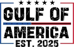 Gulf of America Sticker Decal 1 Laptop Wall Mirror Cup Tumblr Locker Bin