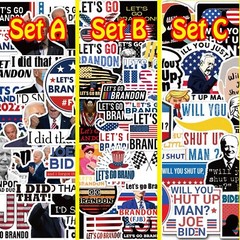 JOE BIDEN Stickers~I DID THAT Let’s Go Brandon ~Trump PRESIDENT~Vinyl Waterproof
