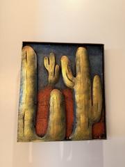 Metal Wall Art Saguaro Cactus 3D Decor W/Sunset Scene 13”w X15”t See Details