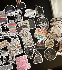 20 Pcs Book Stickers for Kindle Bookish Reading Booktok Stickers Adult Romance
