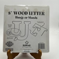 Harley Davidson 8″ Alphabet Wood Letter «D” Hang or Stand Black Orange Flame NEW