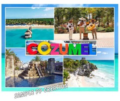 COZUMEL, MEXICO photo fridge MAGNET 4 X 3 inches TRAVEL