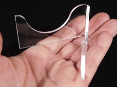 Easel Display Stand Medium Size Clear Lucite Low Profile C100
