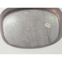 Vintage Pewter Catchall Tray Rectangular Vanity Tray Silver Gray Home Decor USA