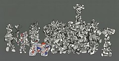 JEAN DUBUFFET Le Libre Echange, 1974