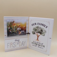 Our Family Is A Circle Of Strength And Love Story Board 5″ x 7″ P. Graham Dunn
