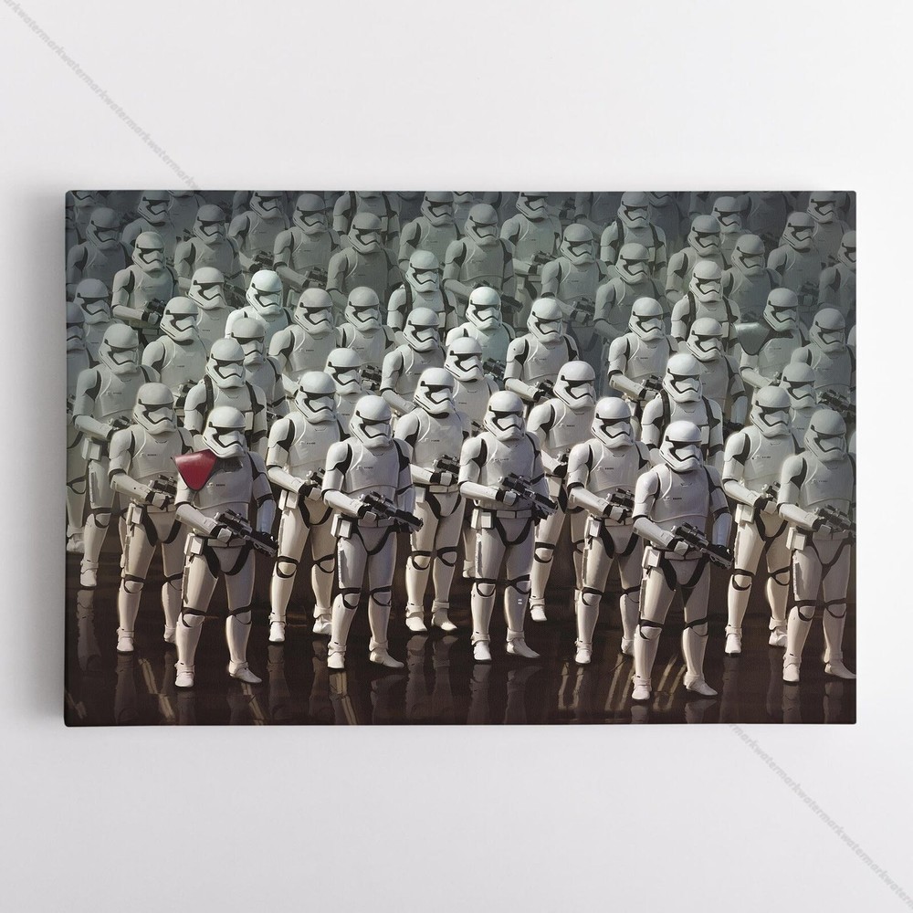 Stormtrooper Poster Canvas Stormtroopers Star Wars #1 Wall Art Print