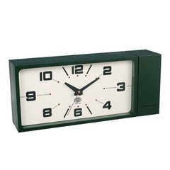 DULTON Double Face Wall Clock Rectangle Magnet Type H21-0362DGN Dark Green