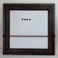 Creative Memories 18”x18” Brown Everyday Display with Magnets Scrapbook Frame
