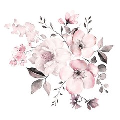 Accessories Sticker Decals Decor Decoration Flower Home Living Room Pink