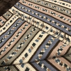 Afghan Western Style Multicolor 78 X 78