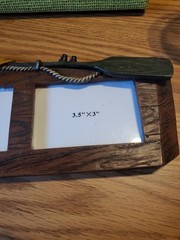 Decorative Double Picture Frame