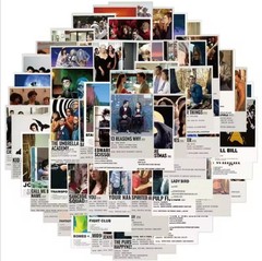 10 PCS Famous Popular Movies Films TV Shows Series Posters Stickers BRAND NEW