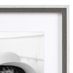 Gibson Transitional Frame Set, Set of 4, 11″ x 14″, White and Gray, Casual Fr…