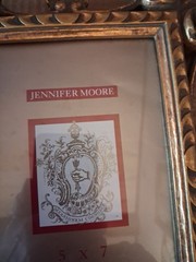 Jennifer Moore 5×7 Picture Frame Gold Ornate Resin/plastic With Glass