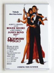 Octopussy FRIDGE MAGNET movie poster «style A» james bond