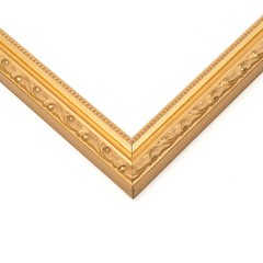 36×24 Frame Gold Solid Wood Picture Frame Width 1.125 Inches | Interior Frame De