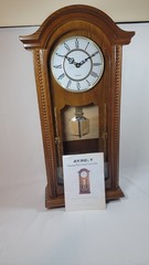 Ayrely Grandfather Vintage Wall Clock Westminster Chimes 26 Inches