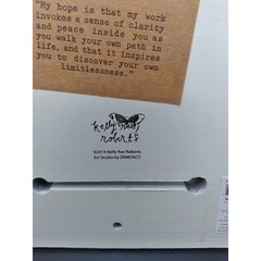 2014 Kelle Rae Roberts Embrace Change Wall Hanging Plaque 9.5 In X 7 In Wood