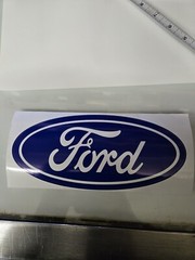 Ford Emblem 3.5 X 8 Vinyl Sticker