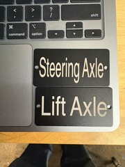 Custom engraved metal tags – electric panel, utility,HVAC, Plumbing or anything