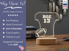 Personalized Football T-Shirt – Custom Tee Gift for Fans, Kids & Adults Sports W