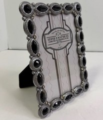 Sheffield Home Upper East Side 4×6 Metal W/Genuine Rhinestone Picture Frame