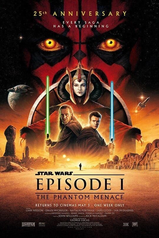 Star Wars Episode 1 Movie Poster, Classic Movie Star Wars – Living Room Decor
