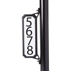 Double Sided Address Plaque Reflective Sign Customizable Easy Installation New
