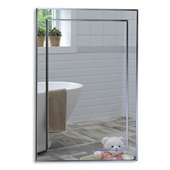 Mood Rectangular Bathroom Mirror Wall Mounted (20 x 28 Inch), 28″L x 20″W