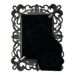 Green Tree Gallery Pewter Style Ornate Scroll Frame 2×3 Photo Vintage 2008