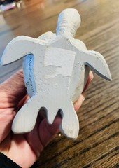 Robin Davis Turtle Stack Seahorse Starfish Resin Figurine Beach Nautical Decor