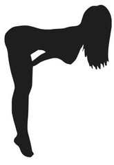 SEXY GIRL STICKER VINYL DECAL WOMAN STRIPPER MUDFLAP TRUCK CAR CHOOSE COLOR