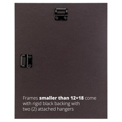 Craig Frames Contemporary 1″, Brushed Silver Picture Frame With a Single Mat