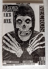 Misfits show flyer 2×3 Refrigerator Magnet Necros horror punk Danzig Samhain