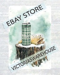 thermos winter tin sign vintage snowy decor office decoration
