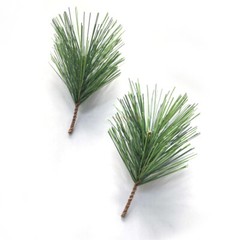 10pcs DIY Craft Pine Needles Branches Christmas Pine Twigs Stems Wreaths Decor