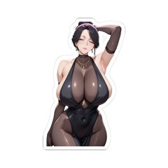 Cute Waifu Anime Sticker (FreeShipping$20+) Hot Ecchi Oppai Iroke