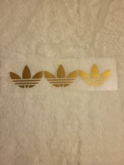 Adidas WITHOUT WORDS Logo Iron-On Decal / FREE SHIPPING with in the US
