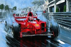 Michael Schumacher Mercedes F1 Racing Driver Wall Art Home Decor – POSTER 20×30