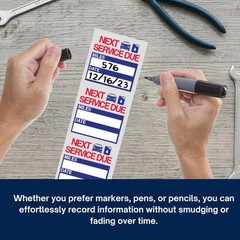 300 Pcs Oil Change Stickers – 2” X 2” Removable Vinyl Labels for Windshield